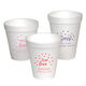 Personalized Confetti Dot Styrofoam Cups Image 2 of 10